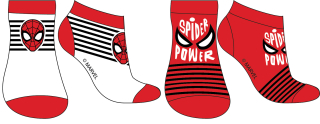 Kotníkové ponožky Spiderman - BALENÍ 12 PÁRŮ