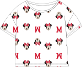 Oversize top s krátkým rukávem Team Minnie Junior