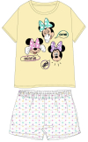 Letní pyžamo Minnie Cutie - žluté tričko
