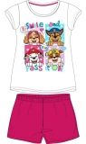 Dívčí letní pyžamo Tlapková Patrola Smile - růžové