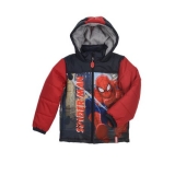 Zimní bunda Spiderman - červená