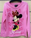 Růžové tričko Minnie s přetáčecími flitry