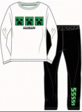 Pyžamo Minecraft Black & White