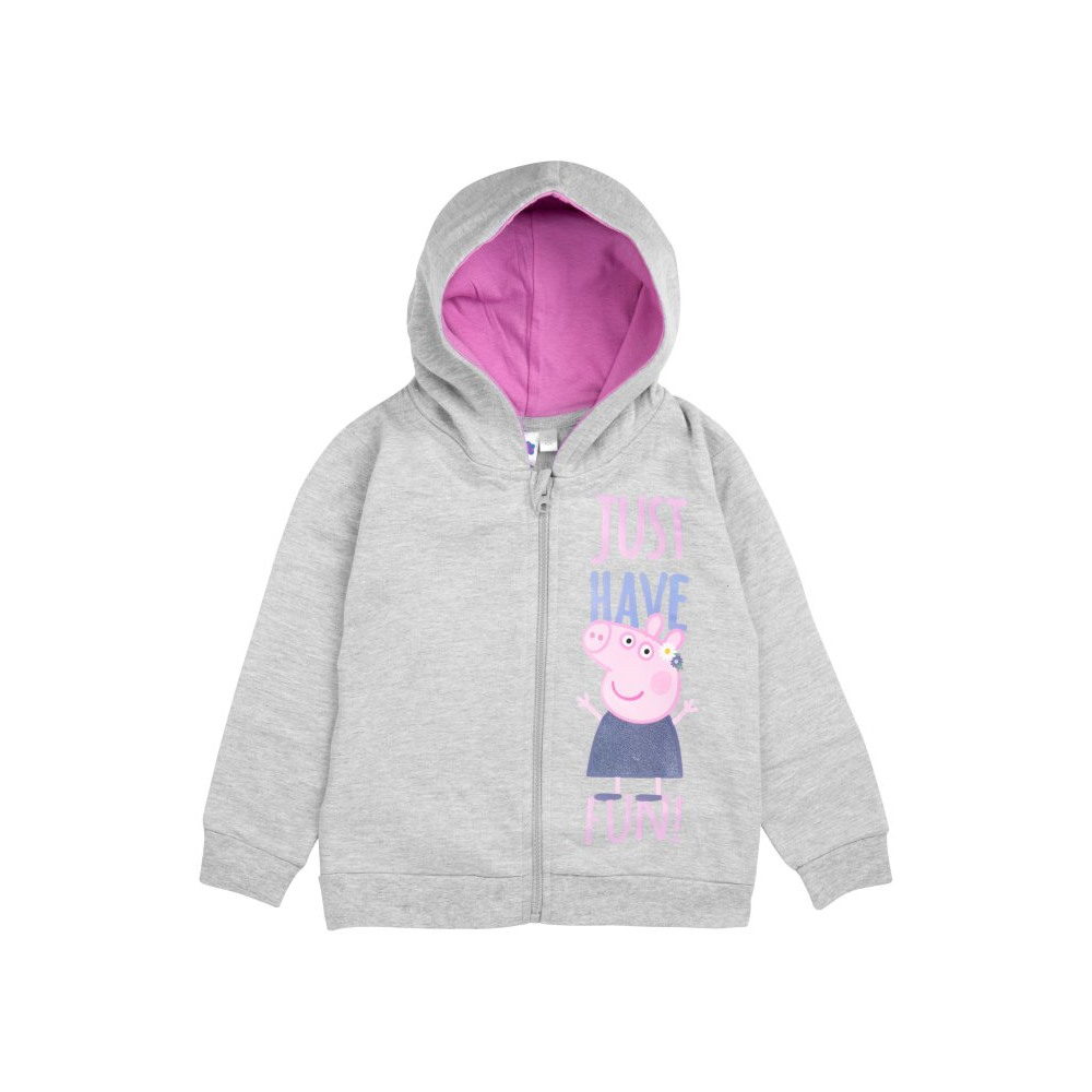 Mikina na zip Peppa Pig Just Have Fun