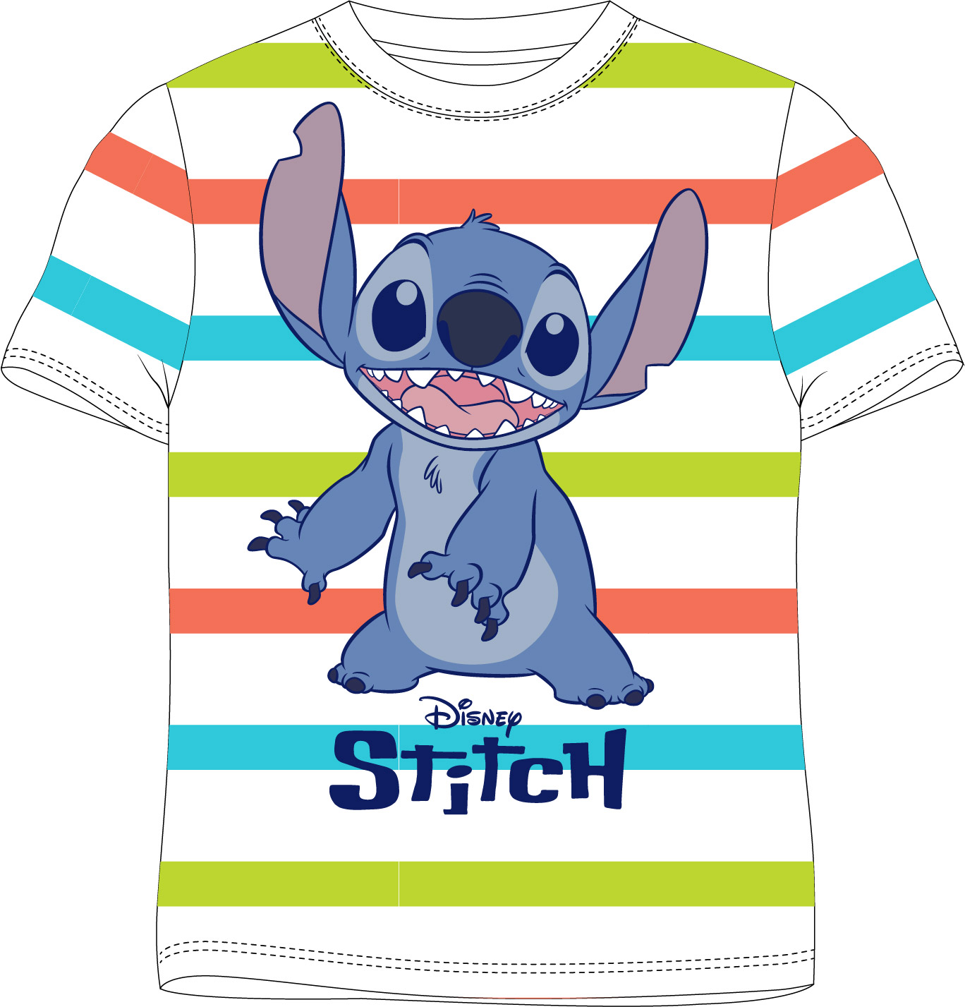 Tričko Lilo & Stitch Stripe