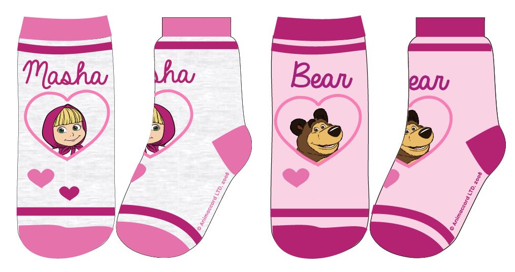 Ponožky Máša a Medvěd - 2 páry