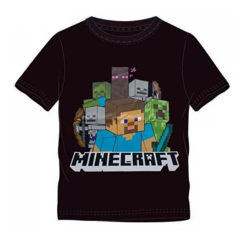 Tričko Minecraft - černé