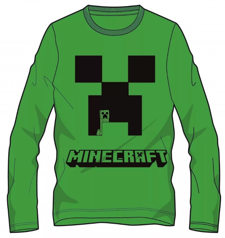 Tričko Minecraft Green