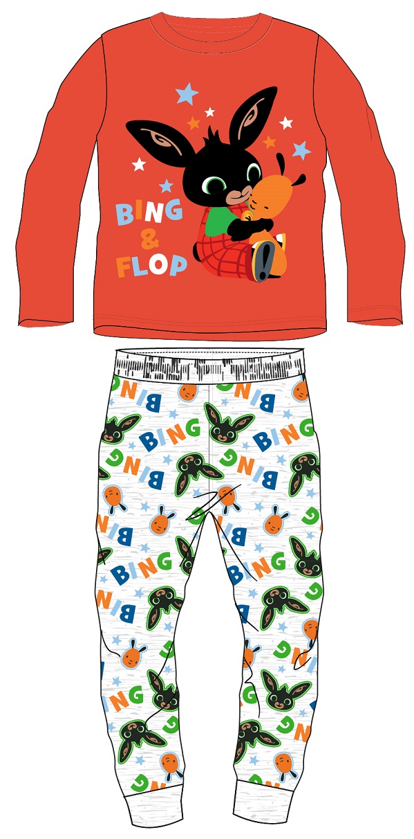 Chlapecké pyžamo Bing & Flop - oranžové