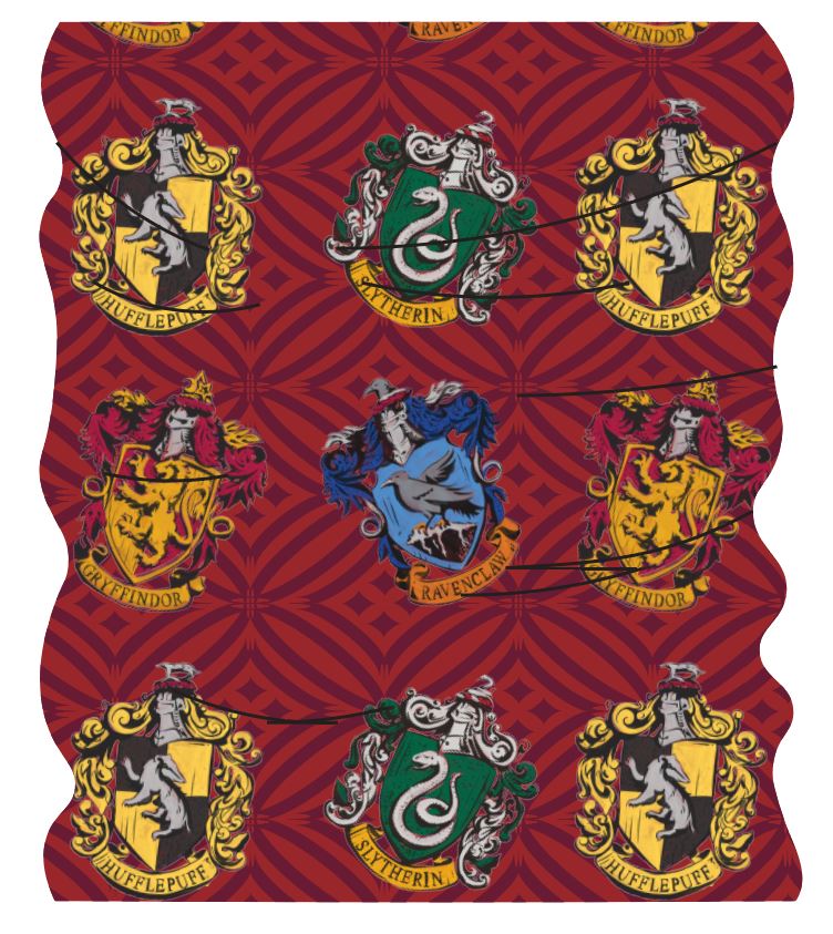 Multifunkční šátek - nákrčník Harry Potter
