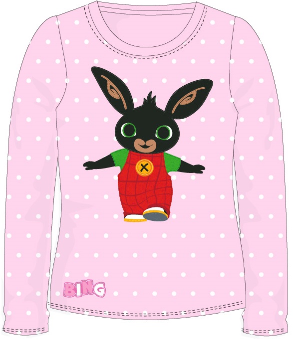 Dívčí tričko Zajíček Bing - růžové 