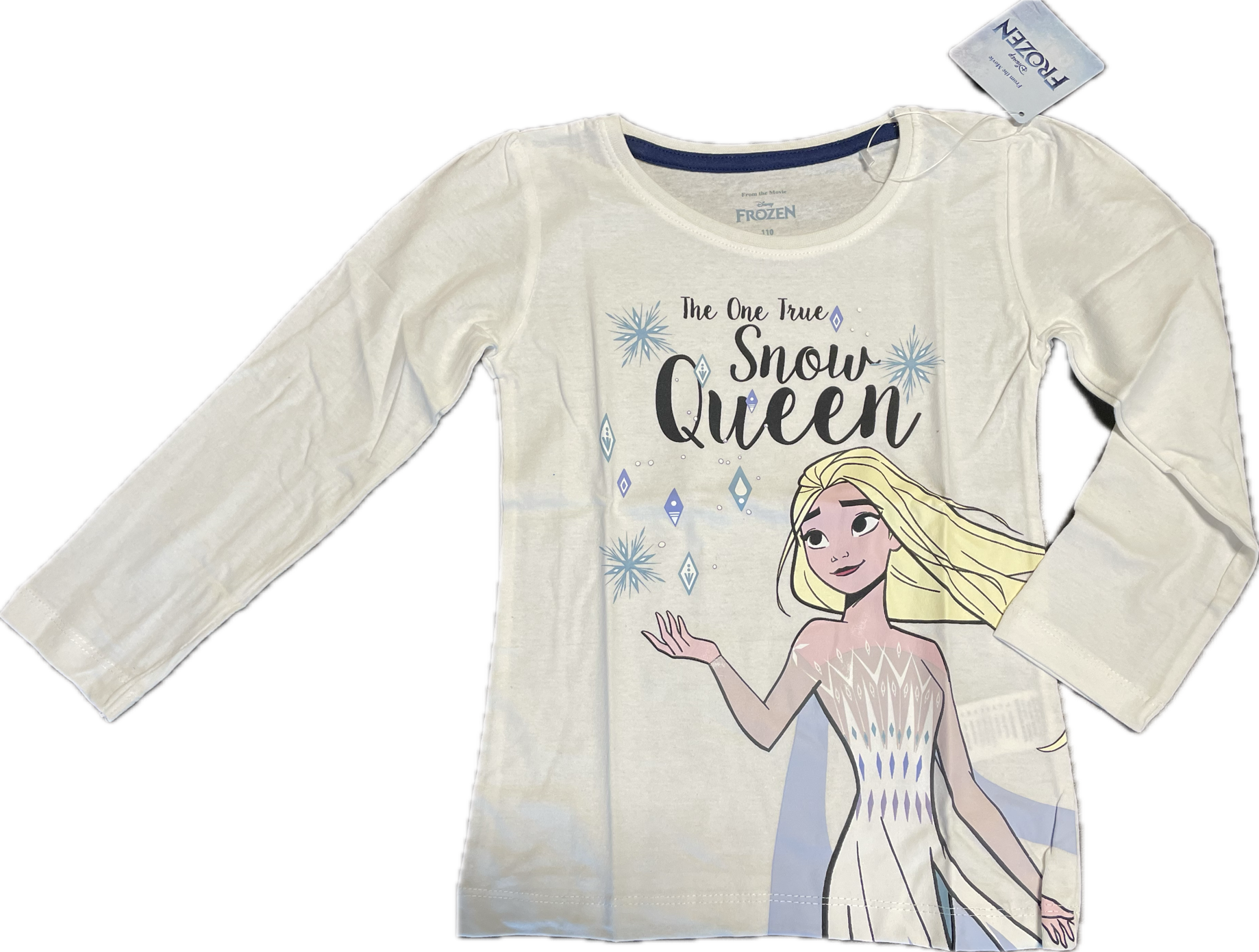 Tričko Frozen - Elsa - bílé - BALENÍ 6 KS