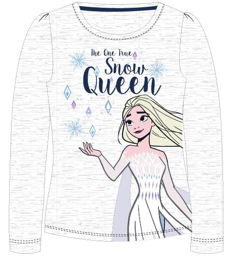 Tričko Frozen - Elsa - šedý melír - BALENÍ 6 KS