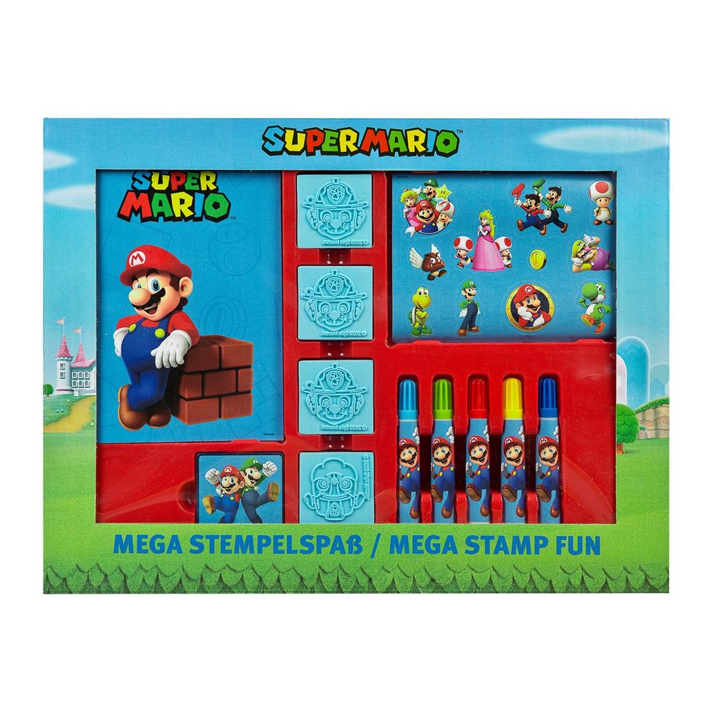 Kreativní mega set s razítky Super Mario
