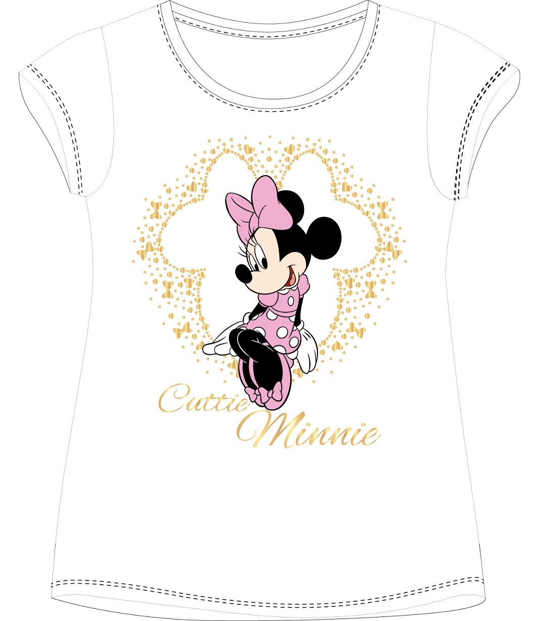 Tričko Cutie Minnie - bílé