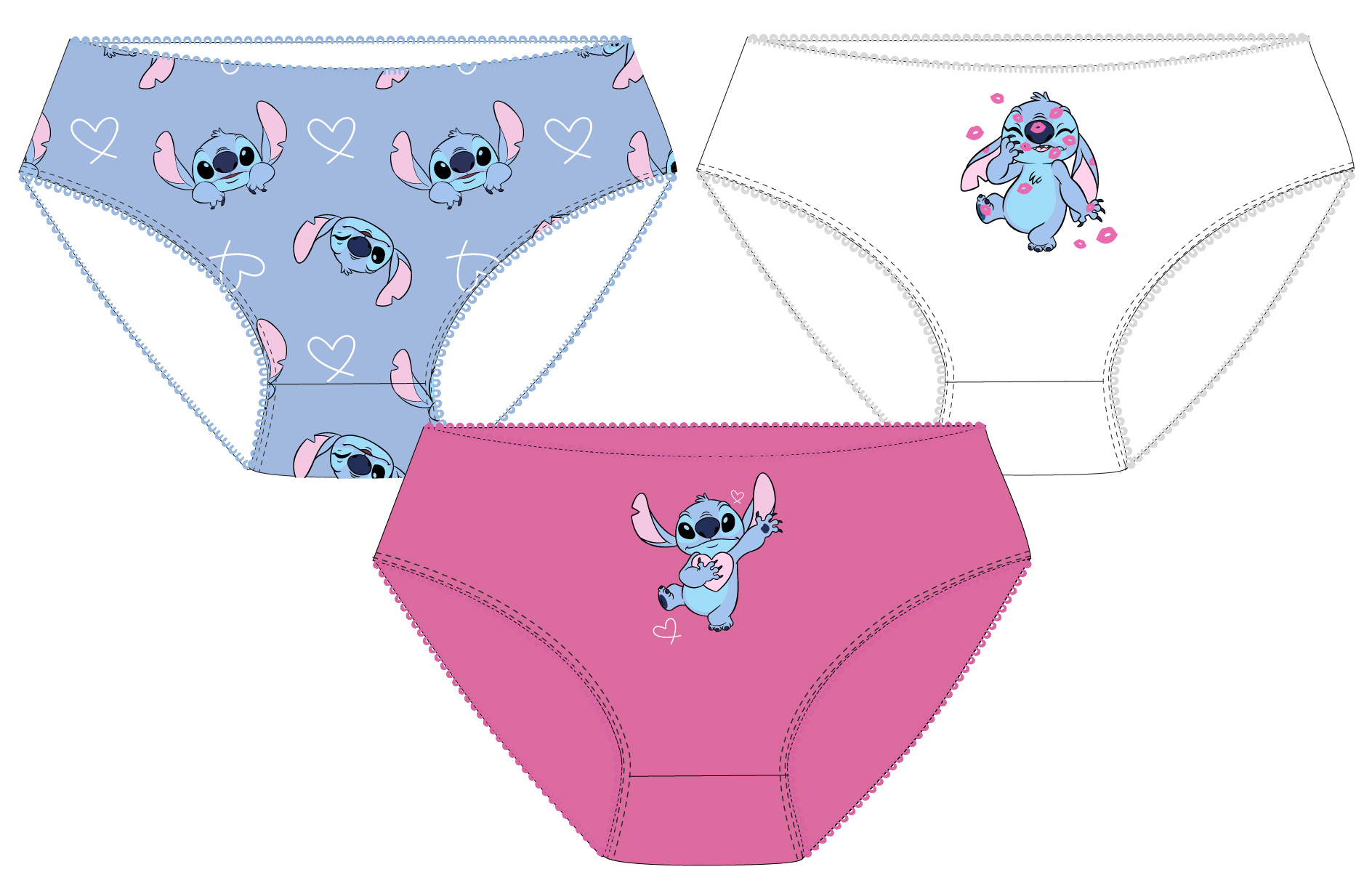 Kalhotky Lilo & Stitch - 3-pack
