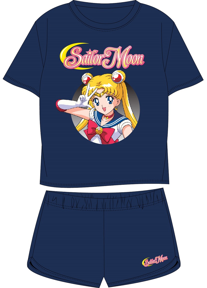 Dívčí pyžamo Sailor Moon - modré