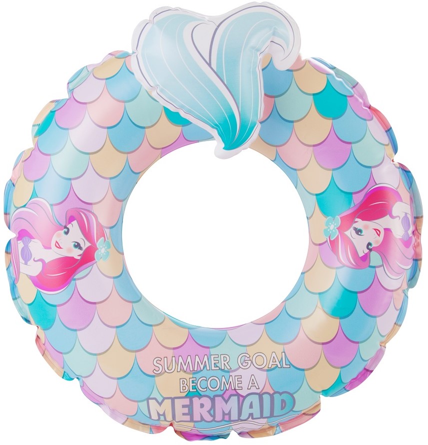 3D nafukovací plavací kruh Princezny - Ariel