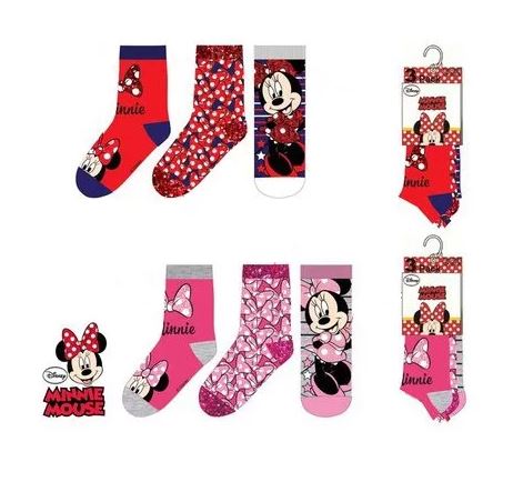 Ponožky Minnie - 3 páry