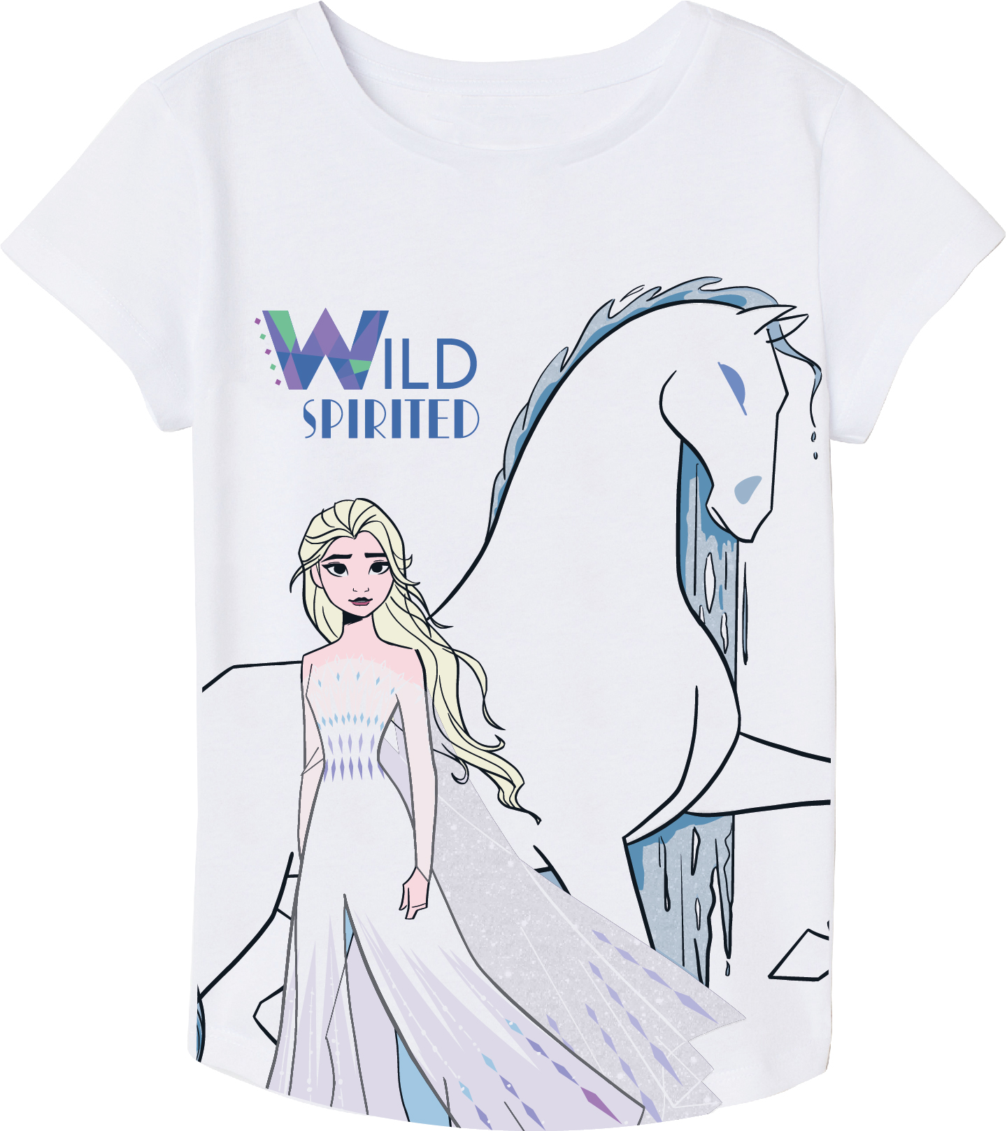 Dívčí tričko Frozen II - Wild Spirited