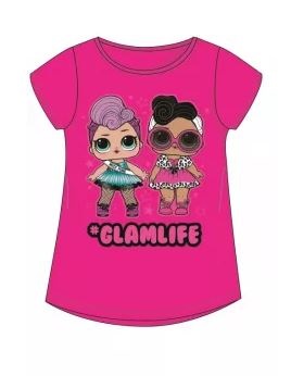 Tričko LOL Glamlife - tmavě růžové
