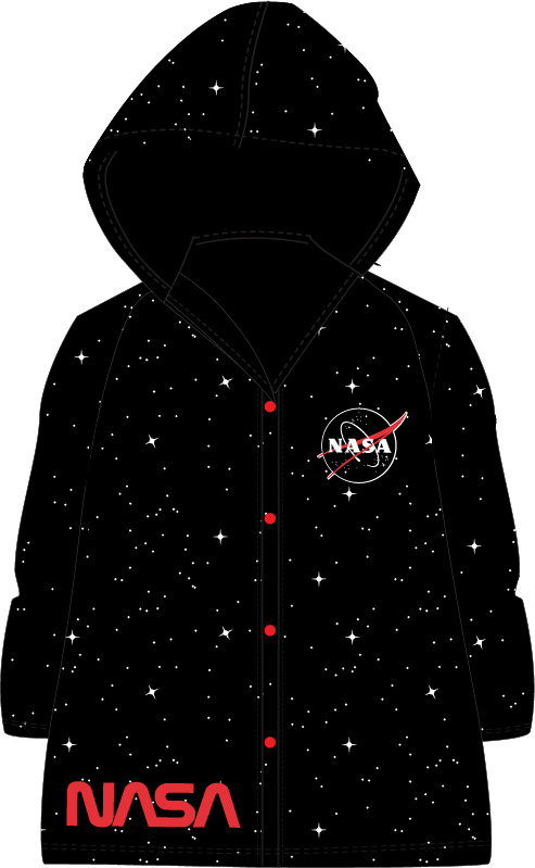 Černá pláštěnka NASA Star
