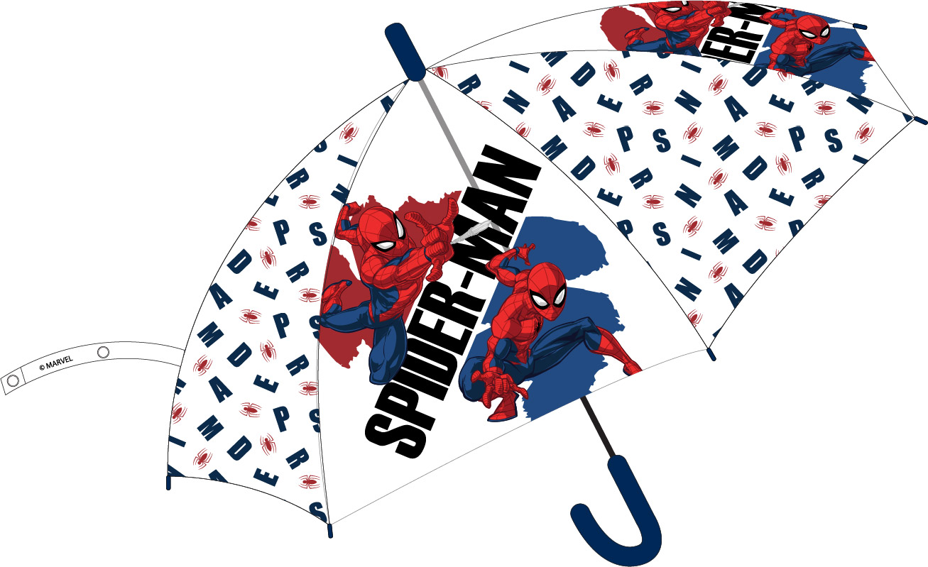 Deštník Spiderman Clear - BALENÍ 3 KUSY
