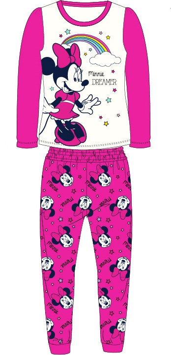 Pyžamo Minnie - tmavě růžové