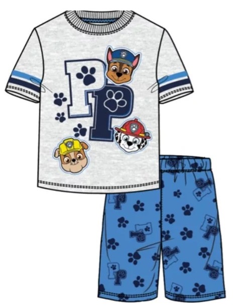 Šedo-modré chlapecké pyžamo Tlapková Patrola