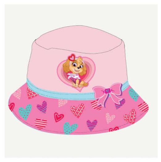 Letní klobouček Tlapková Patrola - růžový