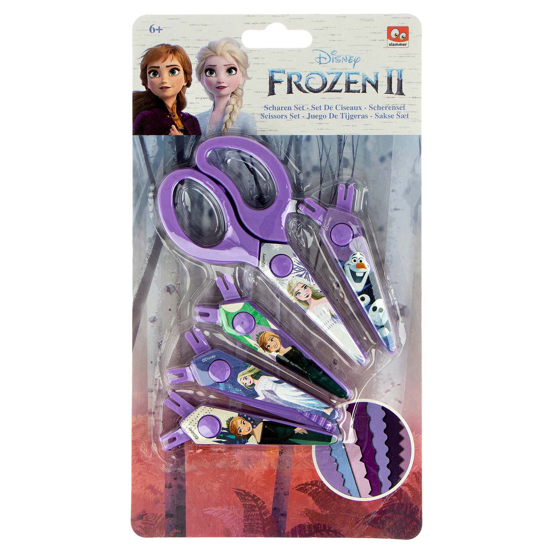 Kreativní nůžky Frozen s výměnnými noži