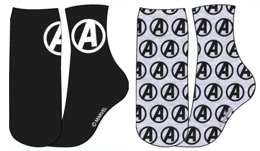 Pánské ponožky Avengers - BALENÍ 12 PÁRŮ