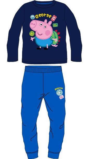 Chlapecké pyžamo Peppa Pig - George - modré