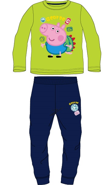Chlapecké pyžamo Peppa Pig - George - kiwi