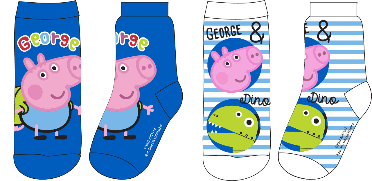 Chlapecké ponožky Peppa Pig - George - 2 páry