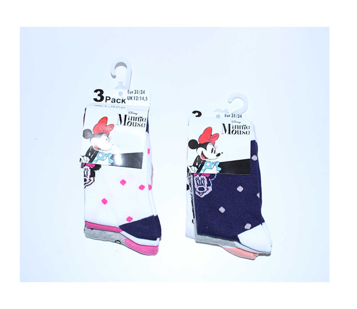 Ponožky Minnie - 3-pack