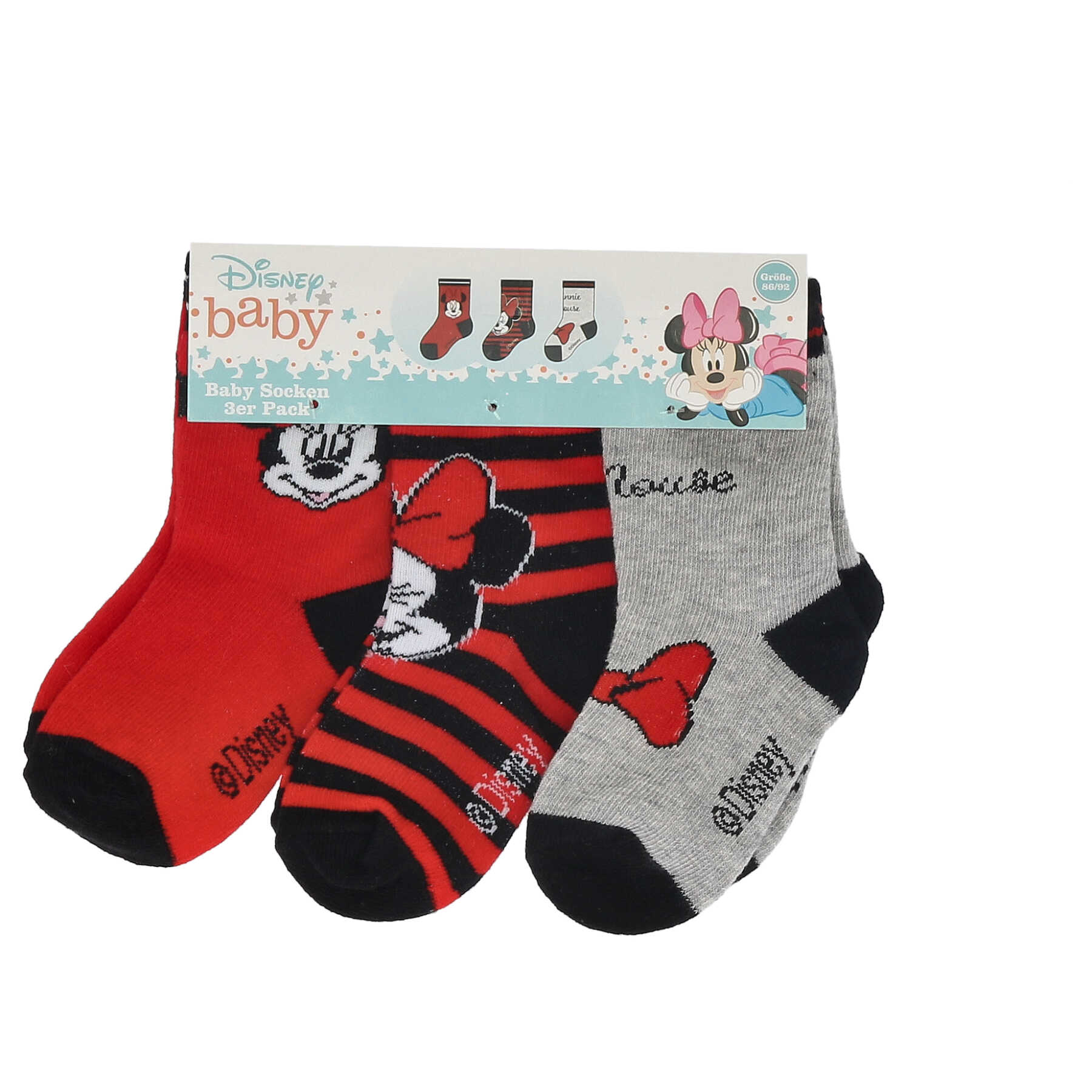 Kojenecké ponožky Minnie Baby - 3 páry