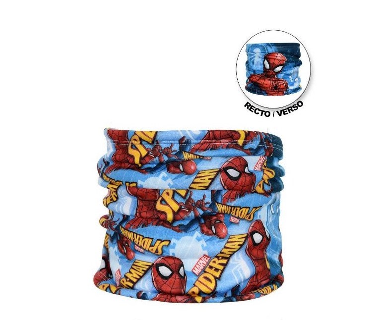 Multifunkční nákrčník Spiderman - modrý