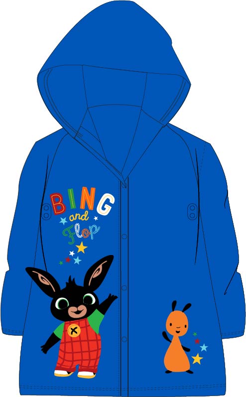 Pláštěnka Zajíček Bing - modrá
