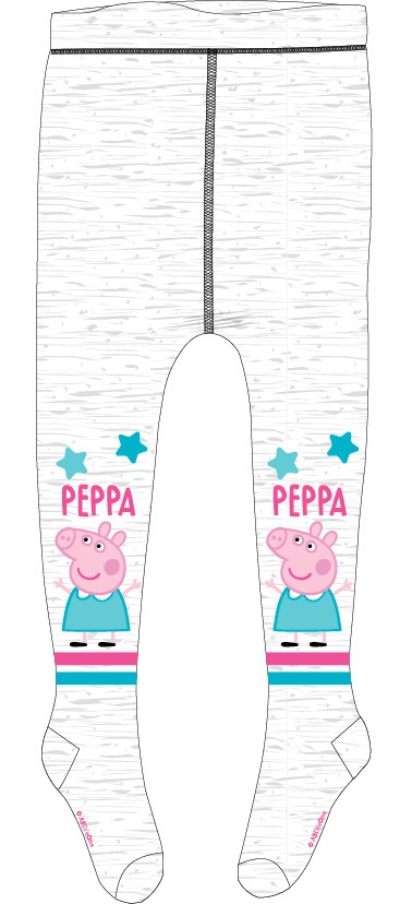 Punčocháče Peppa Pig - šedé