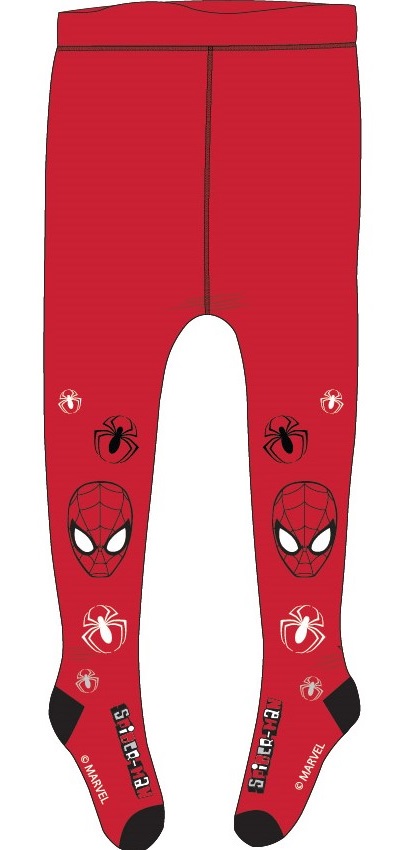 Punčocháče Spiderman - červené