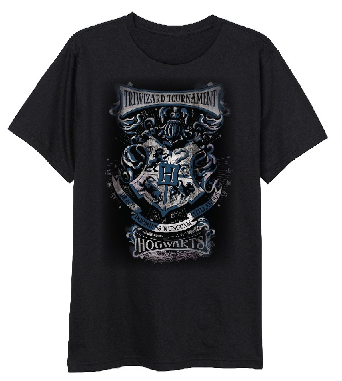 Pánské tričko Harry Potter HOGWARTS - černé