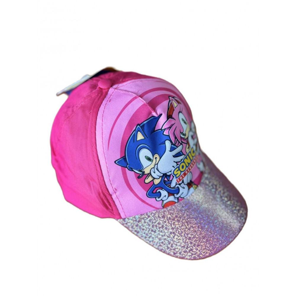 Dívčí kšiltovka SONIC - tmavě růžová - velikost 55