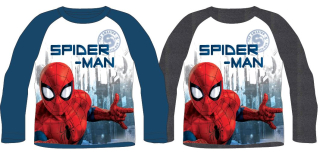 Tričko Spiderman dlouhý rukáv - šedé