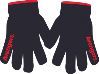 Úpletové rukavice Avengers
