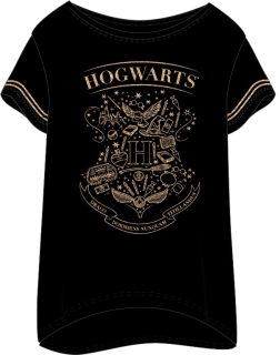 Dámská noční košile Harry Potter - černá