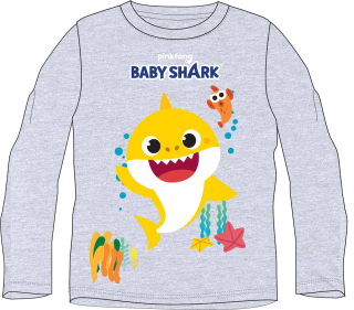 Chlapecké tričko Baby Shark - šedé - BALENÍ 5 KS