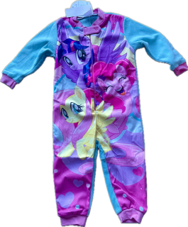 Zimní jednodílné pyžamo - overal - My Little Pony - tyrkysové 