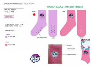 Hebké ponožky s ABS My Little Pony - růžové