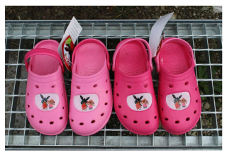 Letní sandály Zajíček Bing - tmavě růžové